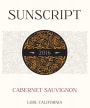 Sunscript Cabernet Sauvignon 2016  Front Label