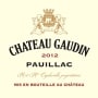 Chateau Gaudin Pauillac 2012  Front Label