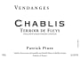 Patrick Piuze Chablis Terroir de Fleys 2018  Front Label