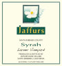 Jaffurs Larner Vineyard Syrah 2011  Front Label