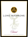 Lone Madrone Tannat 2015  Front Label