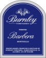 Burley Vineyards Barbera 2012 Front Label