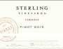 Sterling Cellar Club Pinot Noir 2012  Front Label