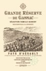 Mas de Daumas Gassac Grande Reserve de Gassac Blanc 2020  Front Label