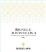 Poggio Landi Brunello di Montalcino 2012  Front Label