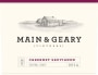 Main & Geary  2014  Front Label