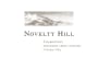 Novelty Hill Stillwater Creek Vineyard Chardonnay 2018  Front Label