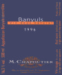 M. Chapoutier  Banyuls 1996  Front Label