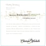 Chateau Ste. Michelle Limited Release Waussie Riesling 2010  Front Label