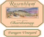 Rosenblum Cellars Paragon Vineyard Chardonnay 2003 Front Label