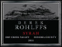 Derek Rohlffs Dry Creek Valley Syrah 2016  Front Label
