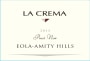 La Crema Eola-Amity Hills Pinot Noir 2013  Front Label