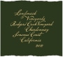 Landmark Rodgers Creek Vineyard Chardonnay 2012  Front Label