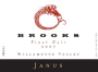 Brooks Janus Pinot Noir 2007  Front Label