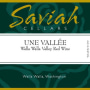 Saviah Une Vallee Red 2009 Front Label