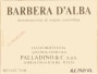 Palladino Barbera d'Alba Superiore 2015  Front Label
