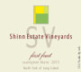 Shinn Estate Vineyards First Fruit Sauvignon Blanc 2015 Front Label