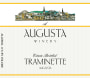 Augusta Winery Traminette 2014 Front Label