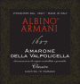 Albino Armani Amarone della Valpolicella Classico 2015  Front Label