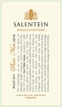Salentein Single Vineyard Pinot Noir 2010  Front Label