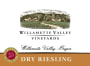 Willamette Valley Vineyards Dry Riesling 2008  Front Label