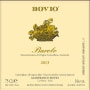 Azienda Agricola Bovio Gianfranco Barolo 2013  Front Label