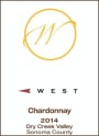 West Wines Chardonnay 2014  Front Label