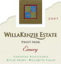 WillaKenzie Estate Emery Pinot Noir 2007 Front Label