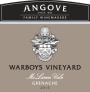 Angove Family Winemakers Warboys Vineyard Grenache 2013 Front Label
