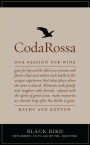 Coda Rossa Winery Black Bird 2015  Front Label