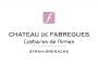 Chateau de Fabregues Costieres de Nimes Syrah-Grenache 2016 Front Label