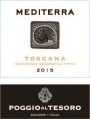 Poggio al Tesoro Mediterra 2015 Front Label