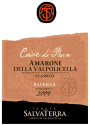Tenute SalvaTerra Amarone della Valpolicella Classico  Riserva Cave di Prun 2005  Front Label