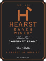 Hearst Ranch Lone Tree Cabernet Franc 2014  Front Label