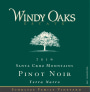 Windy Oaks Terra Narro Estate Pinot Noir 2016  Front Label