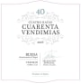 Cuatro Rayas Cuarenta Vendimias Verdejo 2016  Front Label