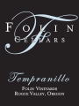 Folin Cellars Tempranillo 2014  Front Label