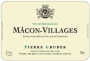 Pierre Gruber Macon-Villages 2014  Front Label
