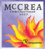 McCrea Roussanne 2007 Front Label