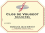 Domaine Jean Grivot Clos de Vougeot Grand Cru (1.5 Liter Magnum) 2022  Front Label