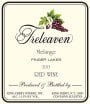 King Ferry Winery Treleaven Melange 2013  Front Label