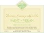 Domaine Saumaize-Michelin St-Veran 2016  Front Label