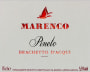Marenco Brachetto d'Acqui Pineto (375ML half-bottle) 2021  Front Label