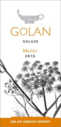 Golan Heights Galilee Merlot (OK Kosher) 2015  Front Label