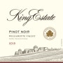 King Estate Willamette Valley Pinot Noir (375ML half-bottle) 2019  Front Label