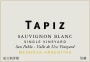 Tapiz Single Vineyard Sauvignon Blanc 2013  Front Label