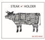 Steak Holder Big Red Wine 2016  Front Label