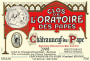 Clos de l'Oratoire des Papes Chateauneuf-du-Pape Rouge 2008 Front Label