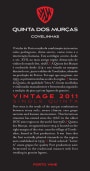 Herdade Do Esporao Quinta dos Murcas Vintage Port 2011  Front Label