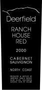 Deerfield Ranch Winery North Coast Cabernet Sauvignon 2000  Front Label